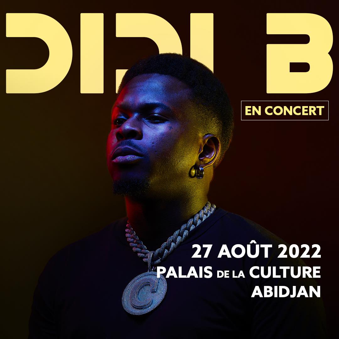 Didi B en concert le 27 août au palais de la culture 7culture